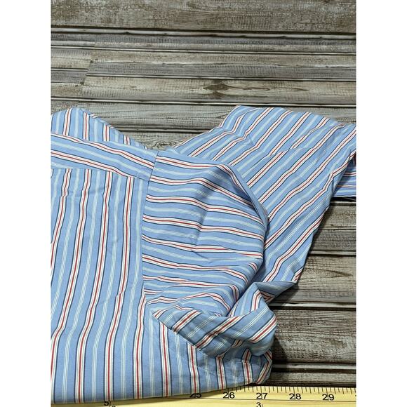 Ralph Lauren Men’s Long Sleeve Button Down Blue Red Size Large - Picture 5 of 6